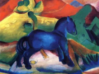 „Blaue Pferdchen“ von Franz Marc
