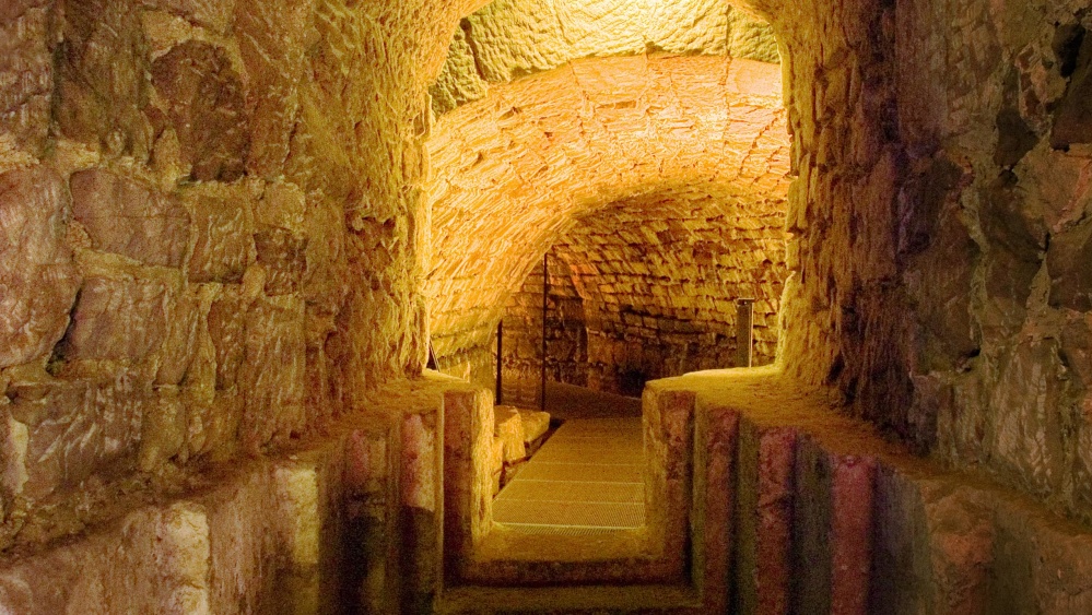 Blick in die Kasematten Blick in die Kasematten