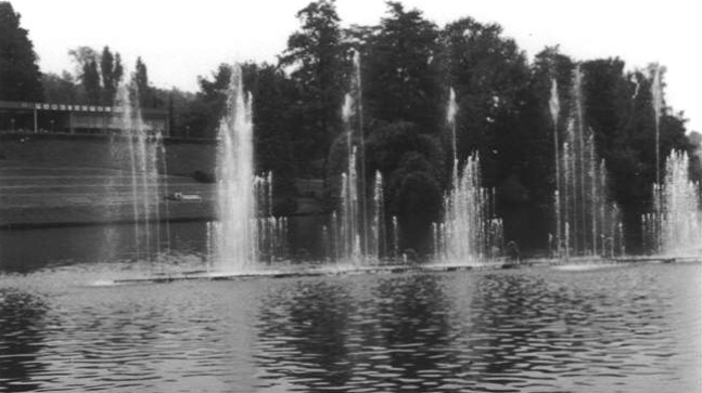 Der Deutsch-Französische Garten zwischen 1960 und 1970. Image