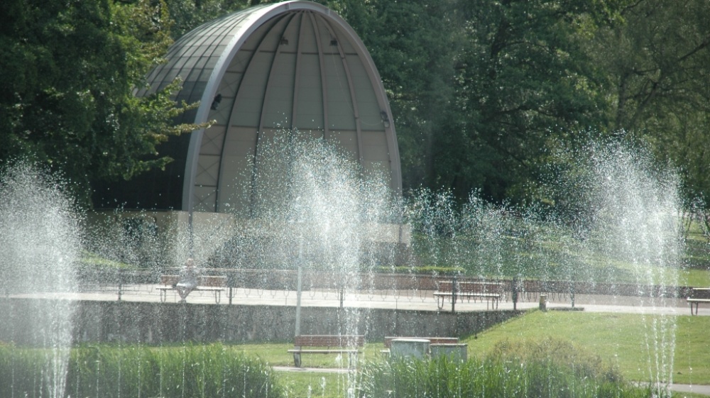Wasserorgel beim Musikpavillon Wasserorgel beim Musikpavillon