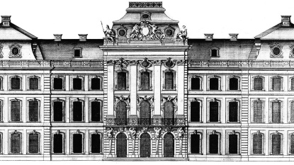 Historische Schlossfassade Historische Schlossfassade