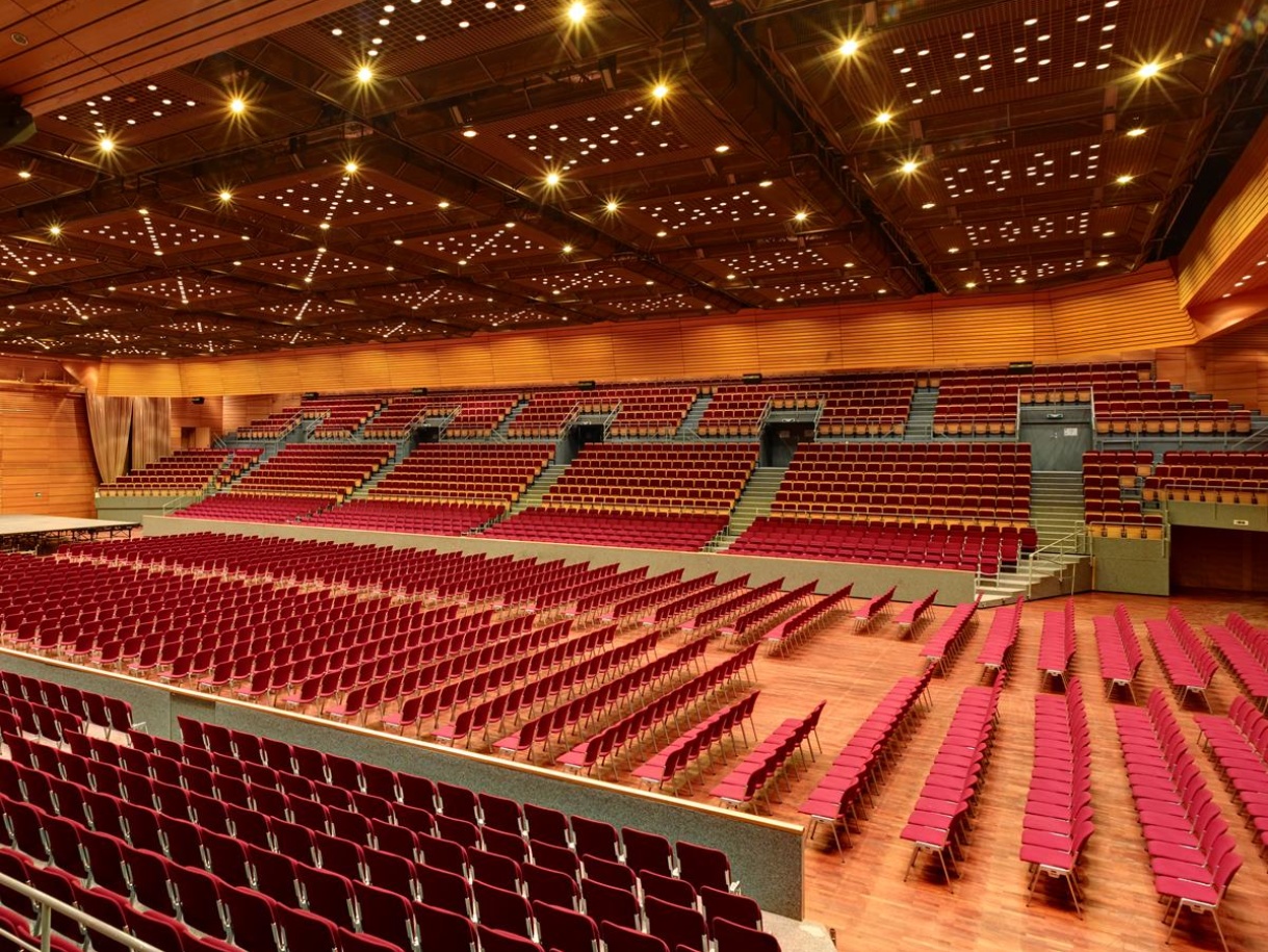 Saarlandhalle Innenansicht