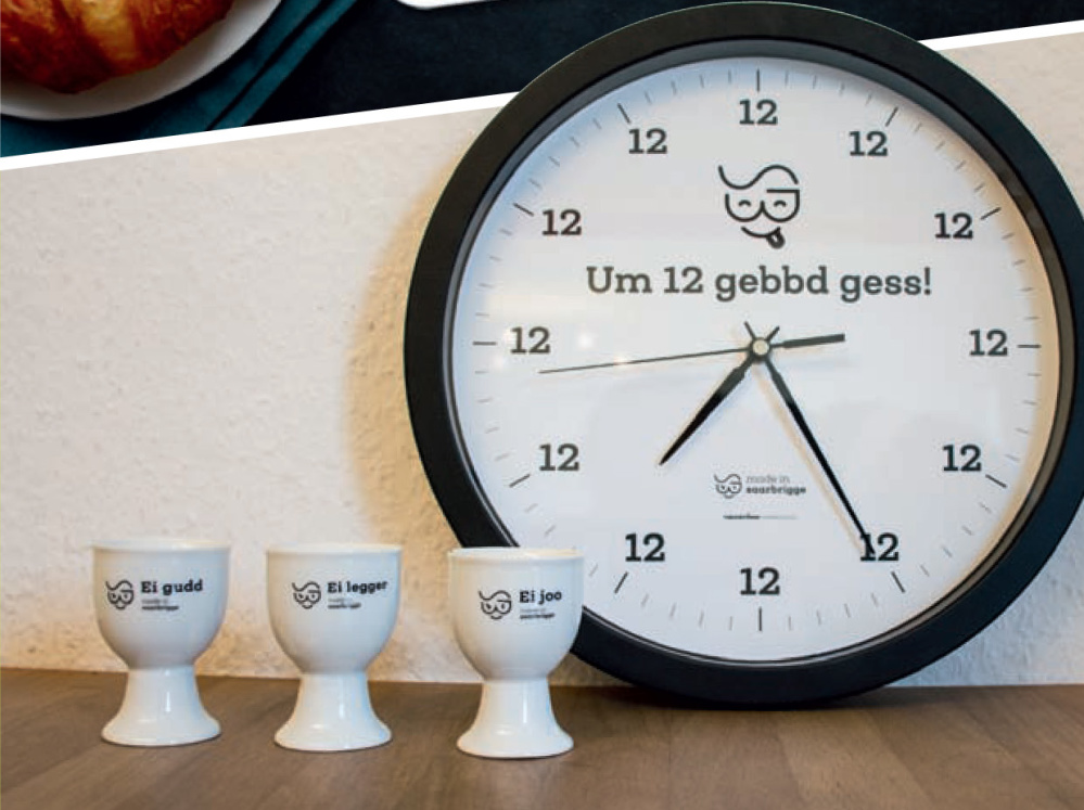 Um 12 gebbd gess made in saarbrigge Artikel