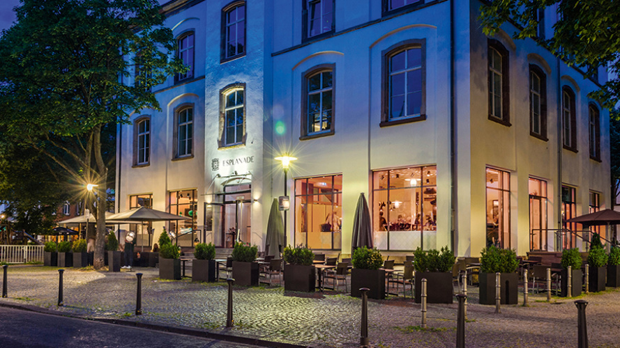 Die Außenansicht des Esplanade 