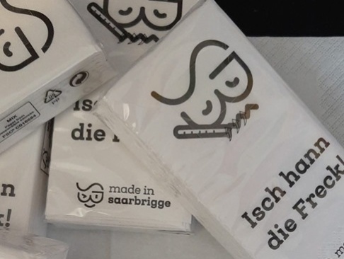 Taschentücher - Isch hann die Freck made in saarbrigge Artikel