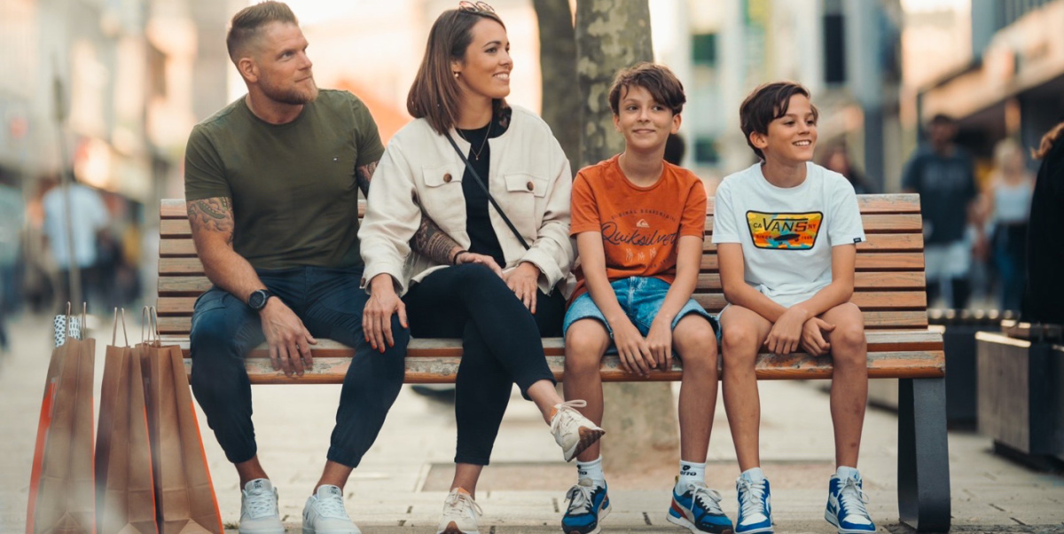 Shopping im Sommer Shopping im Sommer