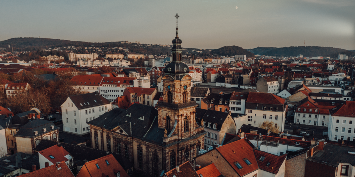 Luftansicht Saarbrücken