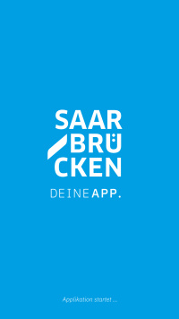 Screenshot Saarbrücken-App