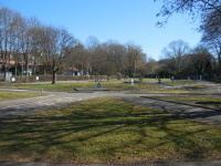 Jugendverkehrsschule Kleine Straßen zum Fahrrad fahren