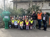 Auftakt Picobello-Aktion 2025 an der Friedrich-Oberlin-Kita 